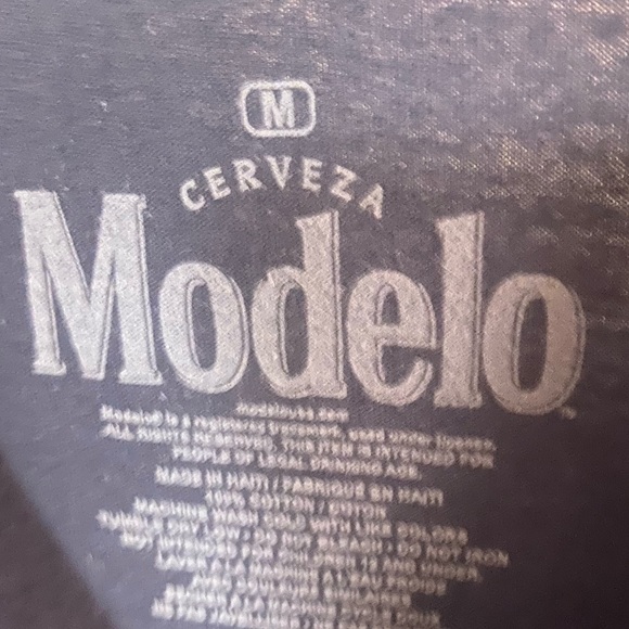 Modelo cerveza beer short sleeve crew neck Athletic t-shirt large casual medium - Picture 6 of 6